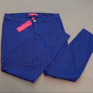 Lilly Pulitzer NWT Blue Ankle Pant 10